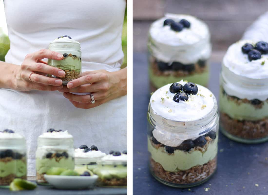 Grab the recipe for these AIP friendly, gluten free and dairy free Key Lime Pie Parfaits.