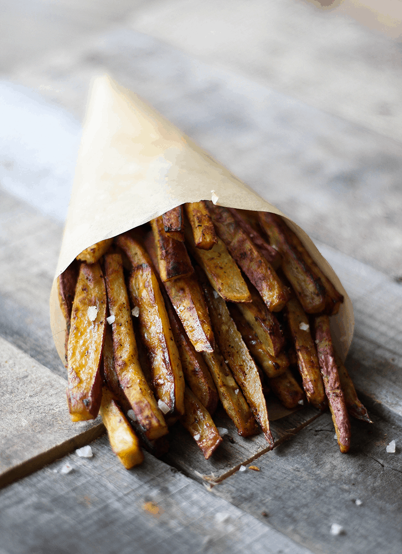 AIP Sweet Potato Fries with Bacon Jam