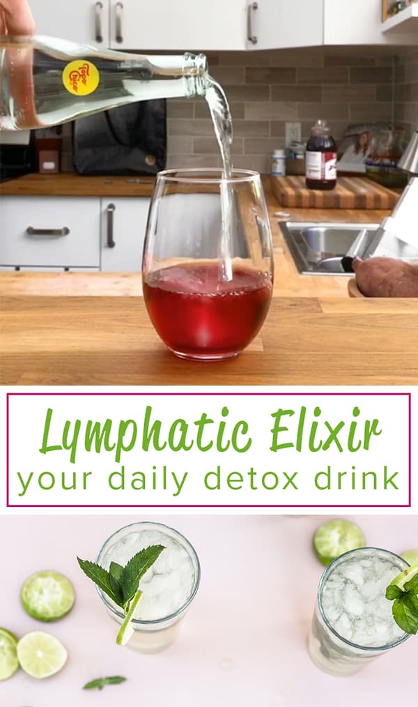 This Lymphatic Elixir is your simple daily detox drink.