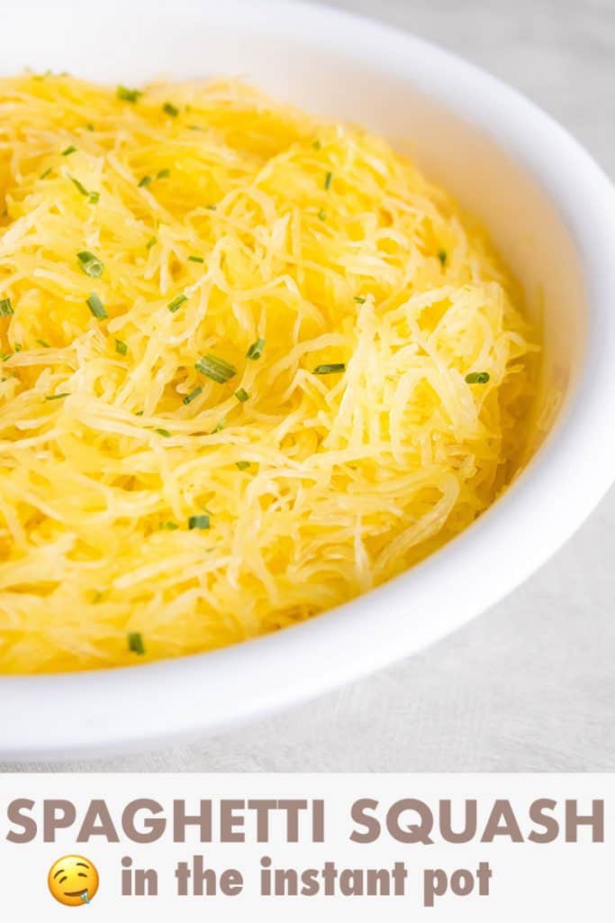 Instant Pot Spaghetti Squash (without cutting!) - Grass Fed Salsa